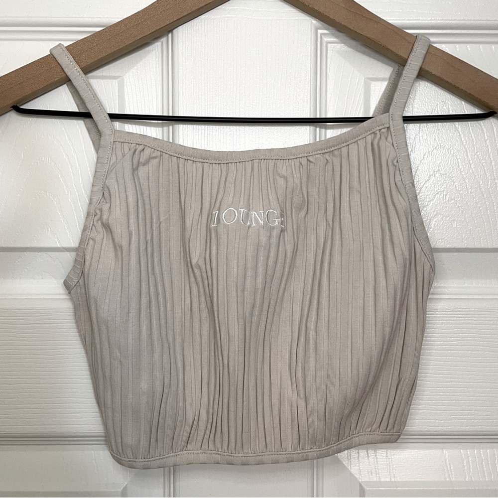 NWT Lounge Underwear Crop Top - Size Medium